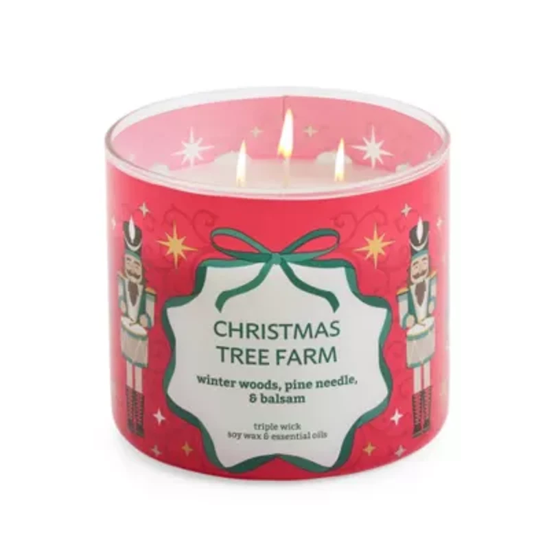 Distant Lands Christmas Tree Farm 3-Wick Scented Jar Candle