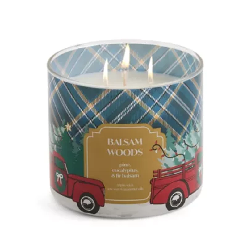 Distant Lands Balsam Woods 3-Wick Scented Jar Candle