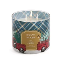 Distant Lands Balsam Woods 3-Wick Scented Jar Candle