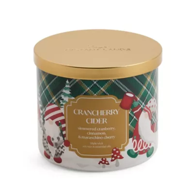Distant Lands Crancherry Cider 3-Wick Scented Jar Candle