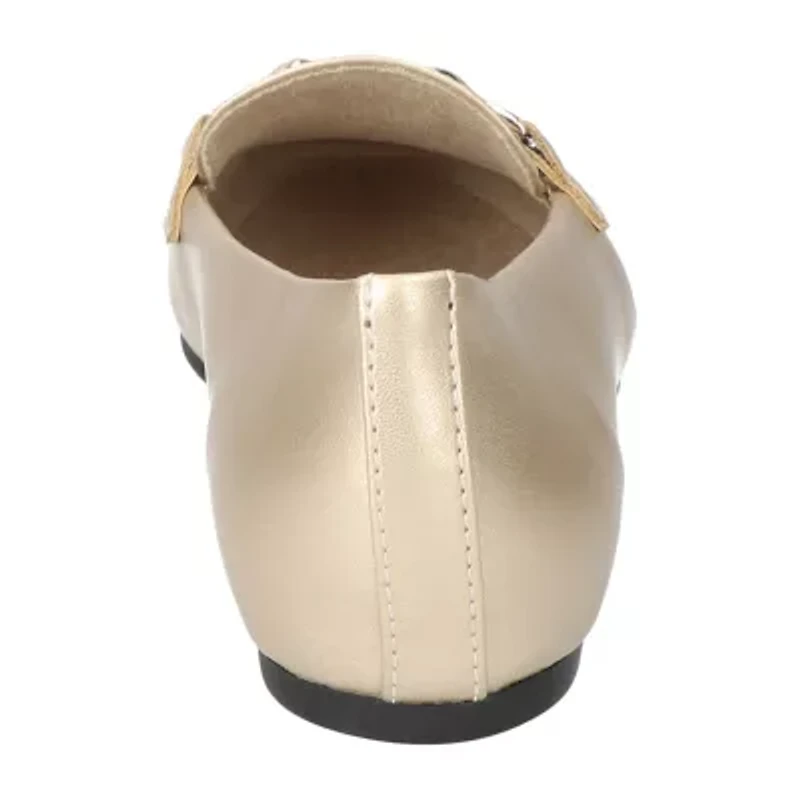 Easy Street Femi Womens Moc Square Toe Slip-On Shoe