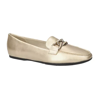 Easy Street Femi Womens Moc Square Toe Slip-On Shoe