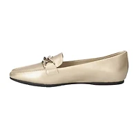 Easy Street Femi Womens Moc Square Toe Slip-On Shoe