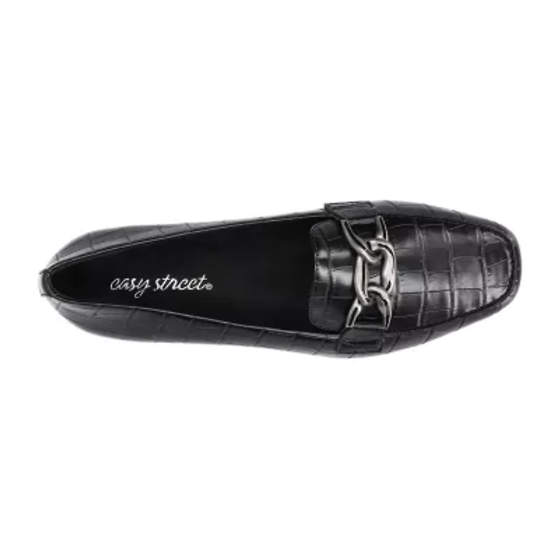 Easy Street Femi Womens Moc Closed Toe Slip-On Shoe