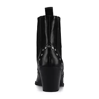 Journee Collection Womens Braylee Block Heel Booties