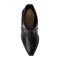 Journee Collection Womens Braylee Block Heel Booties