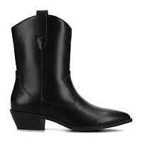 Journee Collection Womens Fritzie Block Heel Booties