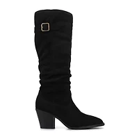 Journee Collection Womens Kaleah Block Heel Dress Boots