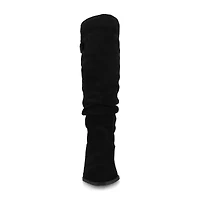 Journee Collection Womens Kaleah-Wc Wide Calf Block Heel Dress Boots Width