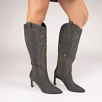 Journee Collection Womens Laramie Stiletto Heel Dress Boots