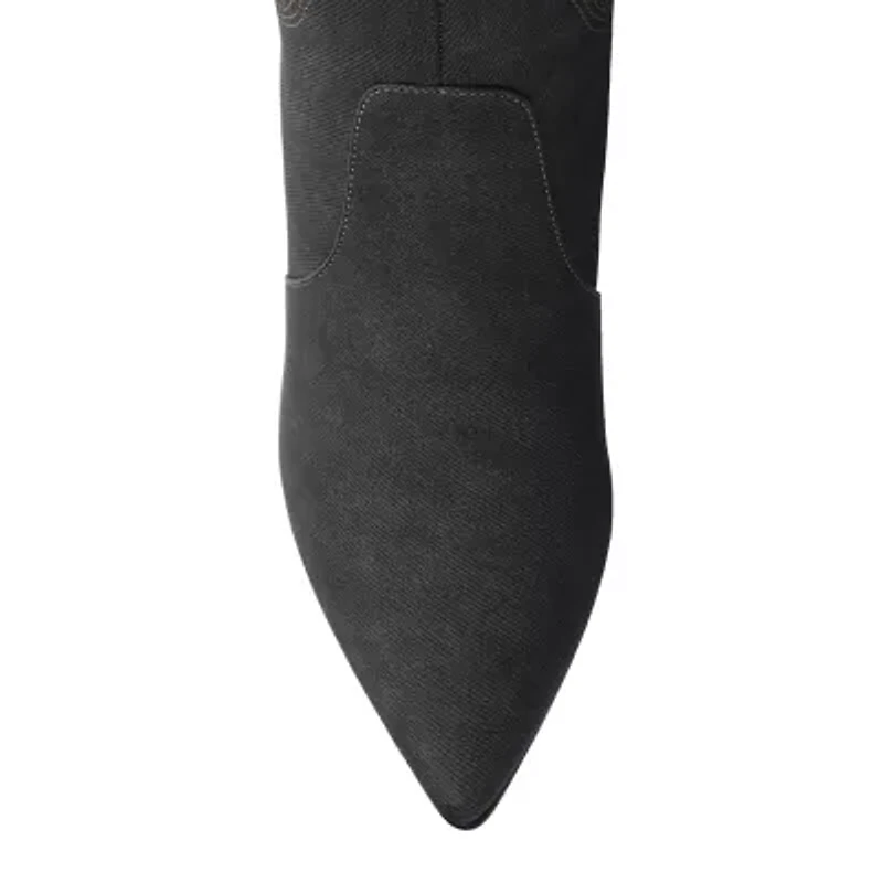 Journee Collection Womens Laramie Stiletto Heel Dress Boots
