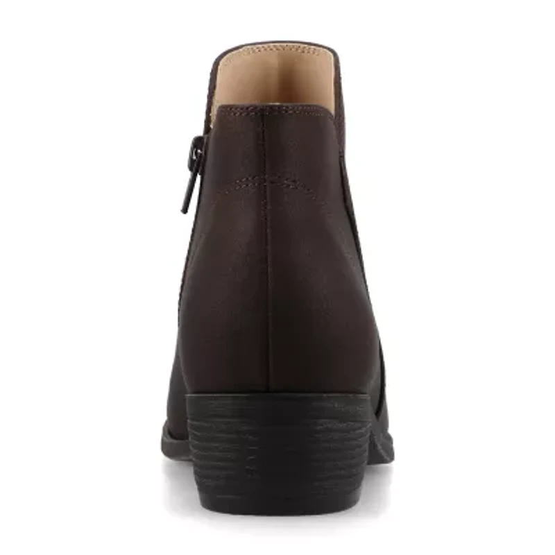Journee Collection Womens Solarah Flat Heel Booties