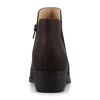 Journee Collection Womens Solarah Flat Heel Booties