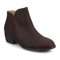 Journee Collection Womens Solarah Flat Heel Booties