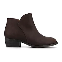 Journee Collection Womens Solarah Flat Heel Booties