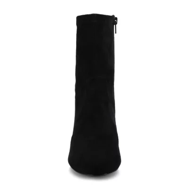 Journee Collection Womens Vivia Block Heel Booties