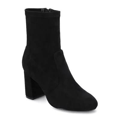 Journee Collection Womens Vivia Block Heel Booties