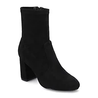 Journee Collection Womens Vivia Block Heel Booties