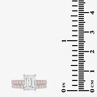 (G-H / Vs2-Si1) Womens 2 1/2 CT. T.W. Lab Grown White Diamond 14K Gold Side Stone Bridal Set