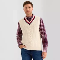 St. John's Bay Mens V Neck Sweater Vest