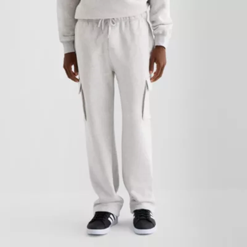 Xersion Cotton Fleece Mens Regular Fit Active Cargo Pant