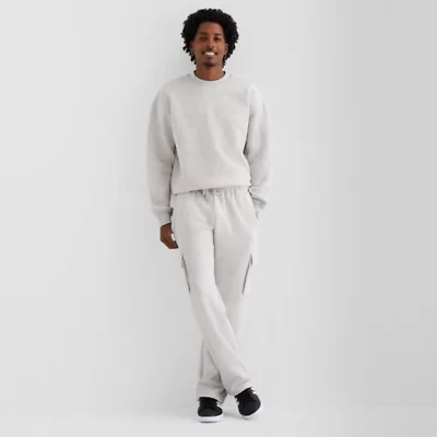 Xersion Cotton Fleece Mens Regular Fit Active Cargo Pant