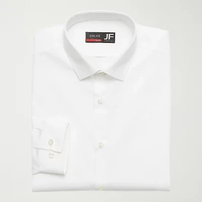 J. Ferrar Ultra Comfort Mens Regular Fit Easy Care Stretch Fabric Long Sleeve Dress Shirt