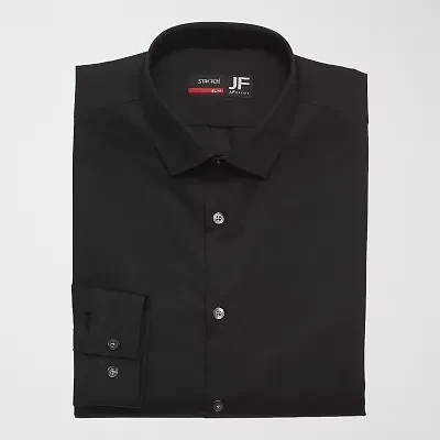 J. Ferrar Ultra Comfort Mens Regular Fit Easy Care Stretch Fabric Long Sleeve Dress Shirt