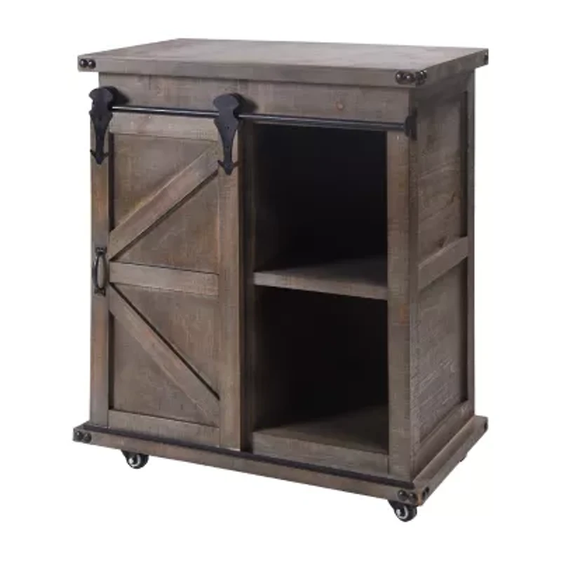 Stylecraft Persley Grey Wooden Accent Cabinet
