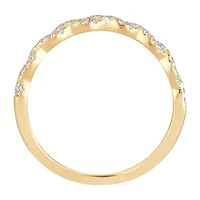 Signature By Modern Bride 1/5 CT.T.W. Natural Diamond 10K or 14K Gold Wedding Band