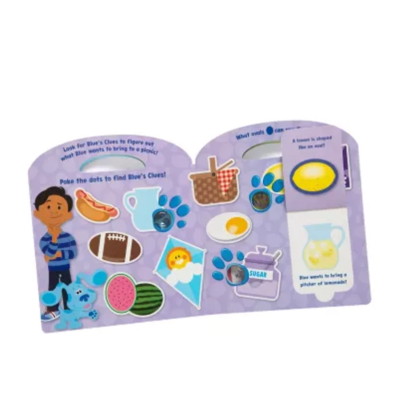 Melissa & Doug Blues Clues & You Poke-The-Dot Shapes With Blue