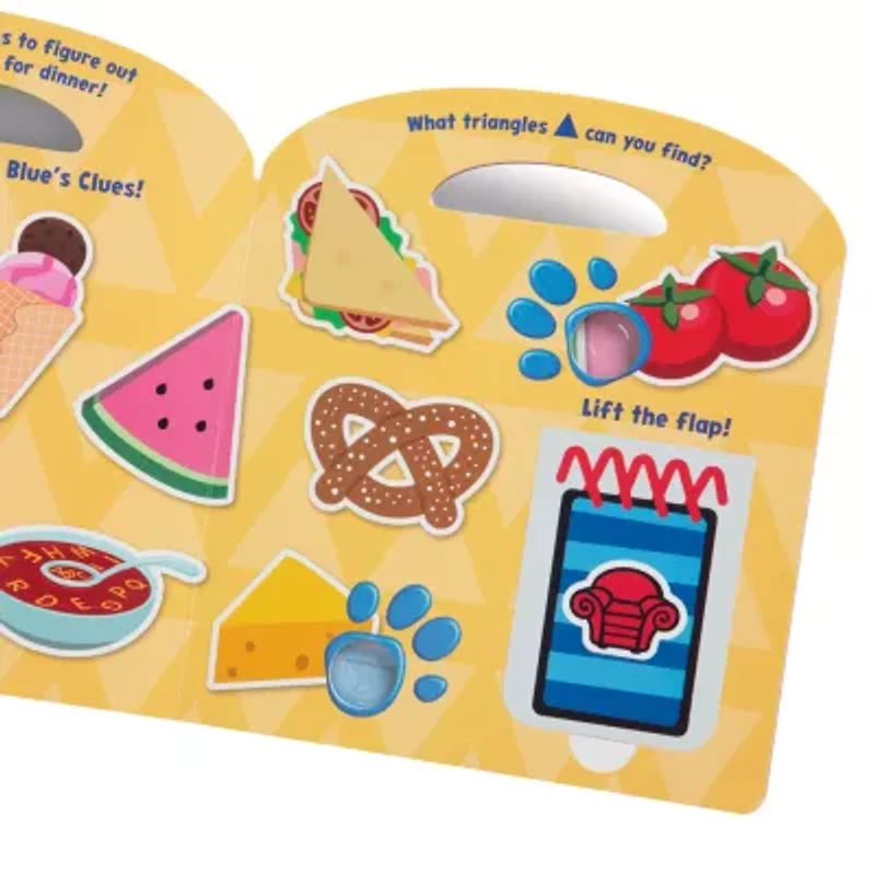 Melissa & Doug Blues Clues & You Poke-The-Dot Shapes With Blue