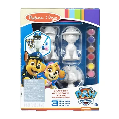 Melissa & Doug Paw Patrol Craft Kit - Pup Figurines Toy Tool