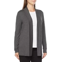 Liz Claiborne Womens Long Sleeve Open Front Cardigan