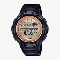 Casio Womens Black Strap Watch Lws1200h-1av