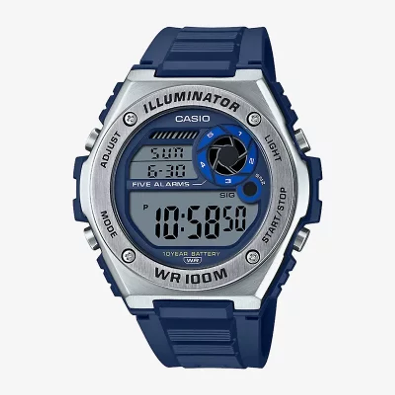 Casio Mens Blue Strap Watch Mwd100h-2av