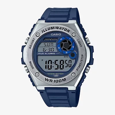 Casio Mens Blue Strap Watch Mwd100h-2av