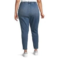 a.n.a Plus Adaptive Womens High Rise Skinny Ankle Jean