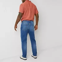 mutual weave Big and Tall Mens Tapered Leg Athletic Fit Jeans