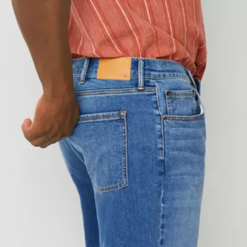 mutual weave Big and Tall Mens Tapered Leg Athletic Fit Jeans