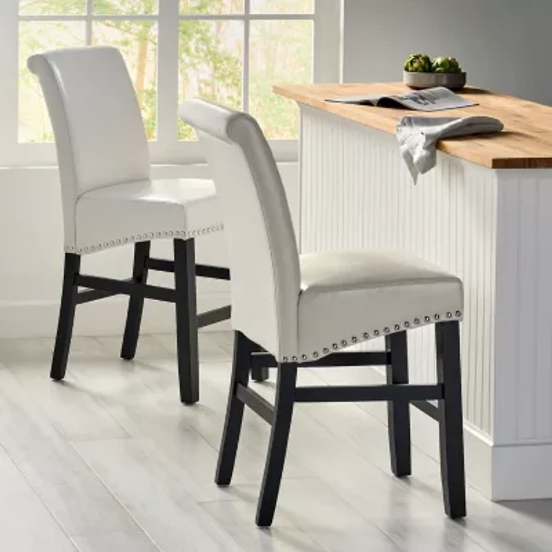 Lise 2-pc. Counter Height Upholstered Bar Stool