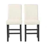 Lise 2-pc. Counter Height Upholstered Bar Stool