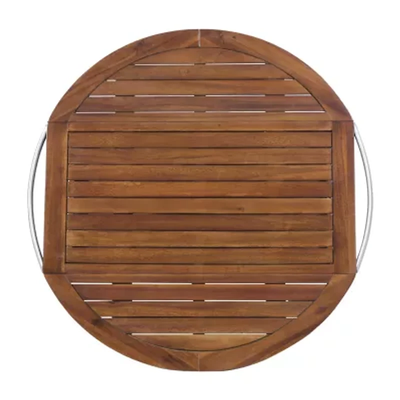 Cynthia Wood-Top Serving Cart