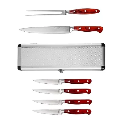 BergHOFF Pakka Wood 7-pc Steak & Carving Set