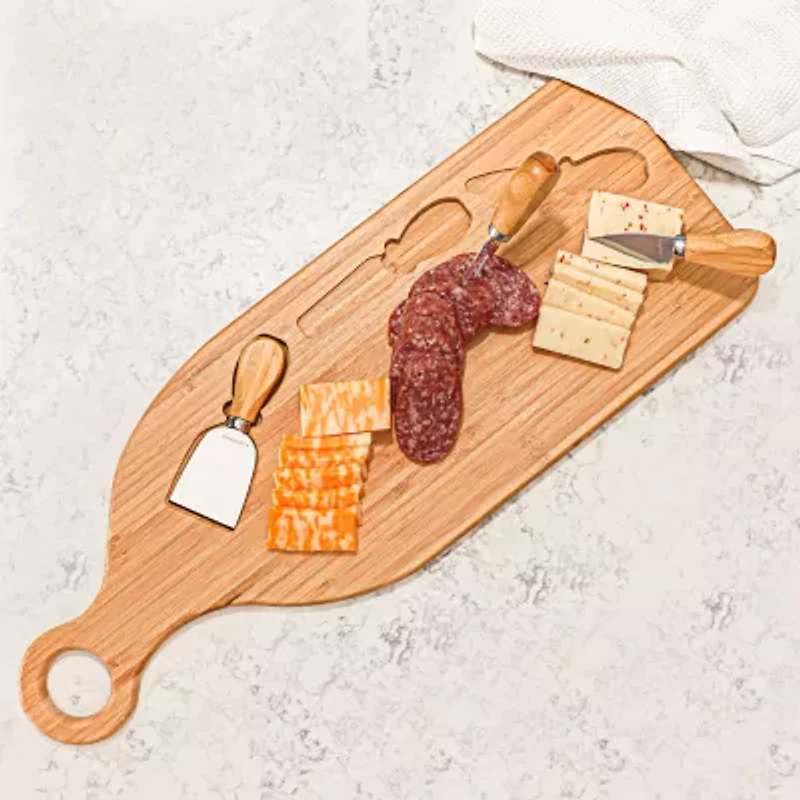 BergHOFF Bamboo Paddle 4-pc Cheese Board Set