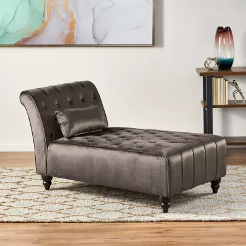 Rubie Tufted Chaise Lounge