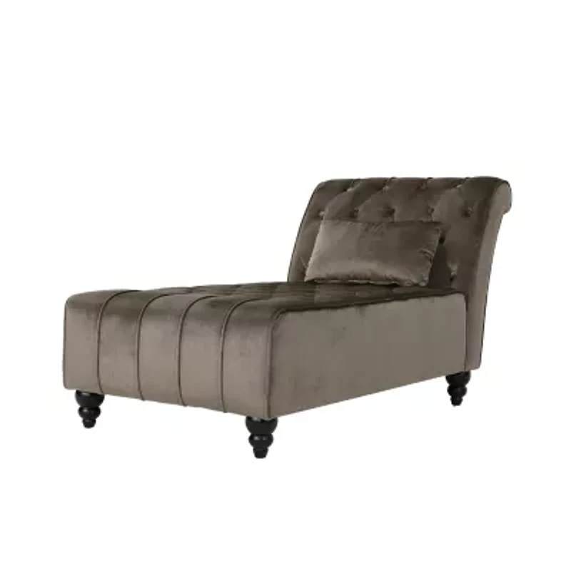 Rubie Tufted Chaise Lounge