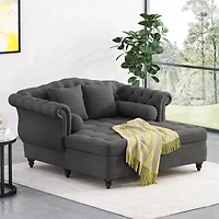 Wellen Nailhead Trim Chaise Lounge