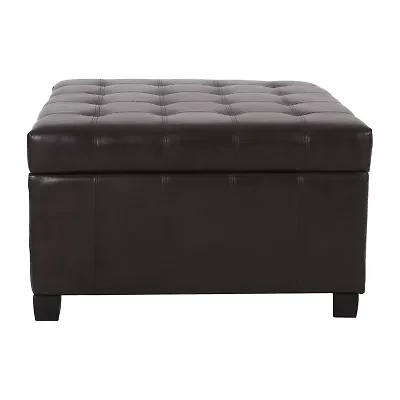 Alexandria Storage Tufted Bench