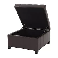 Alexandria Storage Tufted Bench